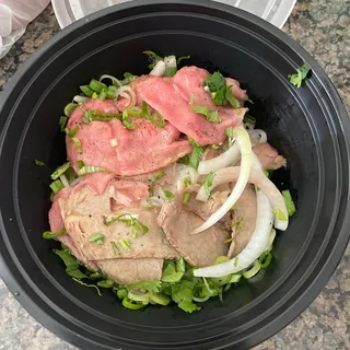 8. Well Done Flank Steak Pho