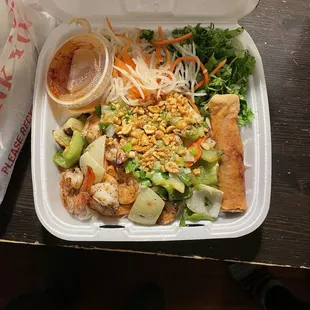 Shrimp Eggrolls Vermicelli