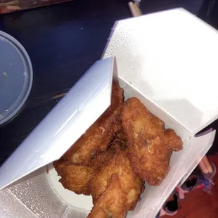 Chicken wing dings.. crispy