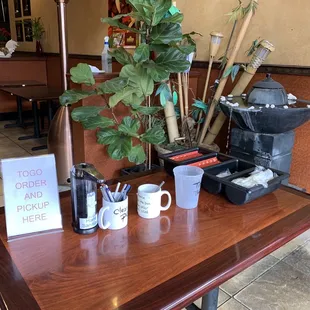 Front take out table