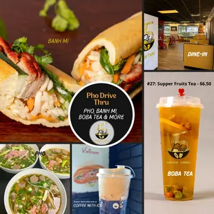 Pho, banh mi &amp; boba tea