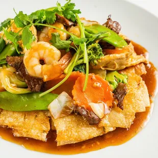 Pan Fried Rice Noodles