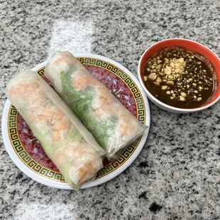 Goi Cuon (spring rolls) (half order)