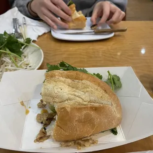 78 banh mi (i was too impatient and started eating)