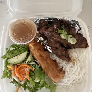 Grilled Pork + Spring Roll Vermicelli