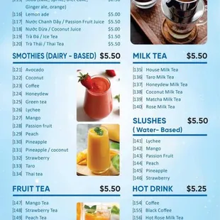 Drink Menu