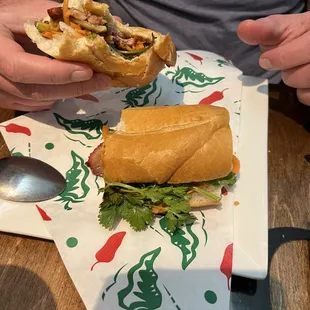 BBQ Grilled Pork Baguette