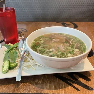 Pho -Eye Round Steak &amp; Beef Flank
