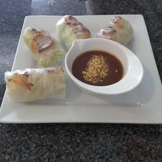 Grilled Shrimp Spring Rolls