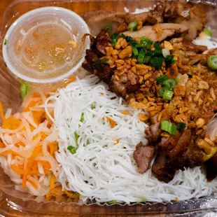 vermicelli and chicken