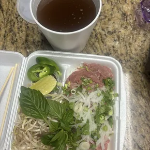 N1. Steak &amp; Brisket Pho