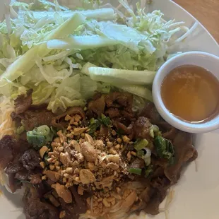 V1. Grilled Pork Vermicelli Rice Noodles