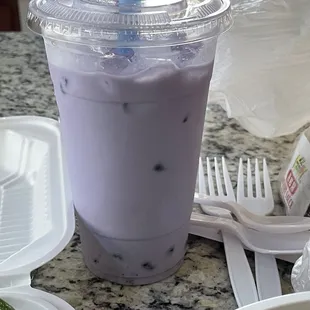 Taro milk tea