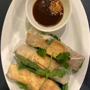 Vegetarian tofu spring roll