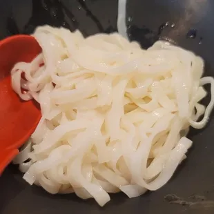 fresh made noodles