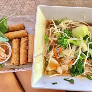 Egg Rolls &amp; Build Your Pho