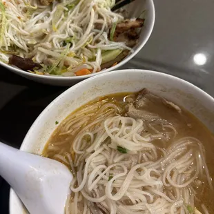 Combo pho, combo vermicelli bowl