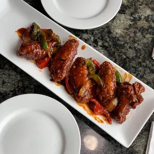 A12. Grand Father Spicy Chicken Wings