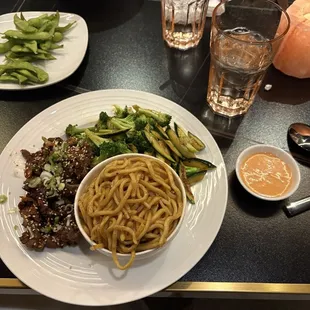 Bulgogi hibachi noodles
