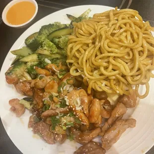 Chicken teriyaki with organic chicken