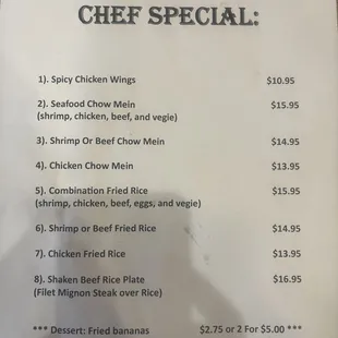 Chef Special