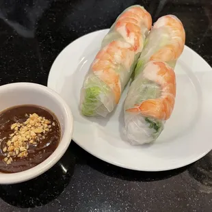 Vietnamese summer rolls (2pcs) $4.95