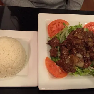 Shaky Beef Rice