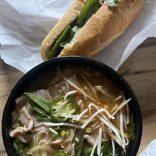 Pho &amp; M3. BBQ Pork Sandwich