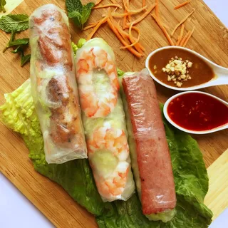 A4. Pork Sausage Spring Rolls