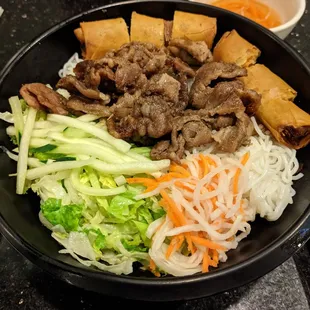 Pork and egg roll vermicelli