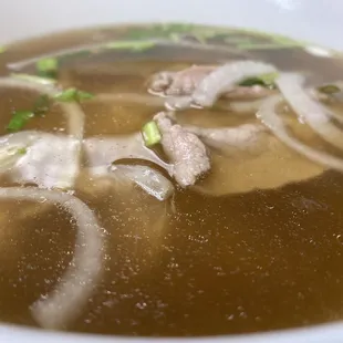 Pho with Steak and Tendon...