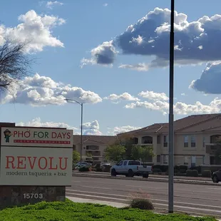 a sign for revoul