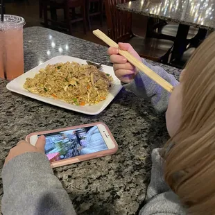 Chicken fried rice!