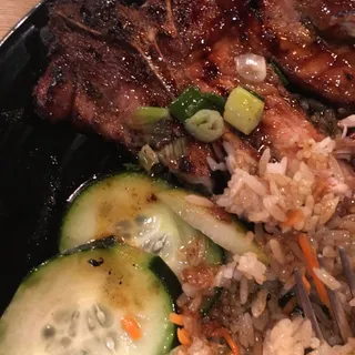 Grilled Pork Chop Jasmine Rice