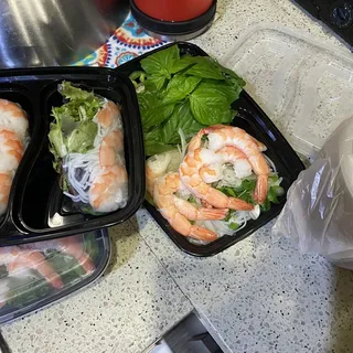 3 Piece Spring Rolls (shrimp)