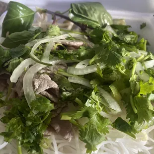Pho order (to go)