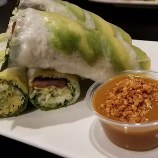 Grilled Pork Spring Rolls