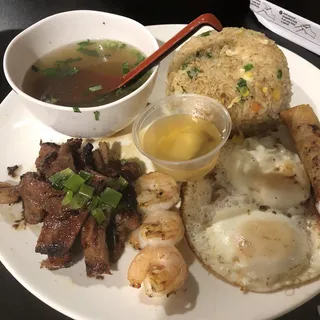 Com Combination Rice Plate