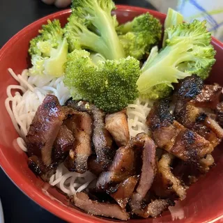 Grilled Pork over Noodles