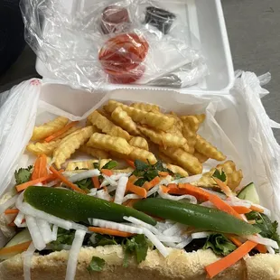 Beef Lemongrass Banh Mi
