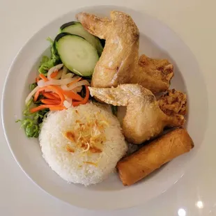 a plate of food