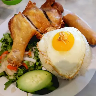 #11 Crispy Fried Chicken and Rice