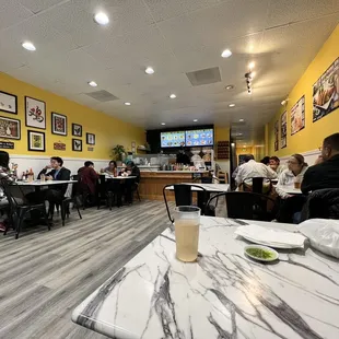 Small restaurant seating around 20