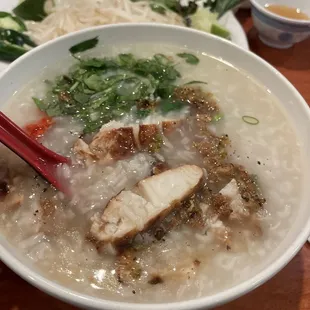 Congee with fish