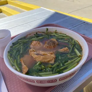 Canh Bun Rau Muong ($15)