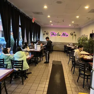 Adjoining dining room