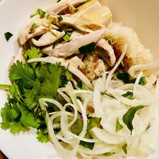 a white bowl of food