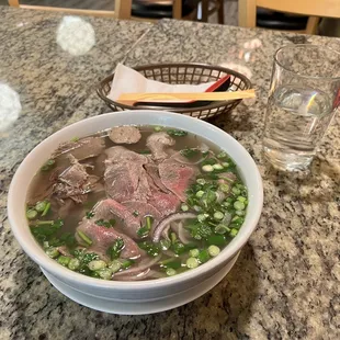 Regular Beef Noodles - beef loin strip, fatty brisket, meatballs
