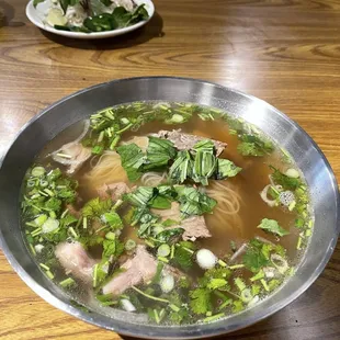 Pho with Filet Mignon and Brisket