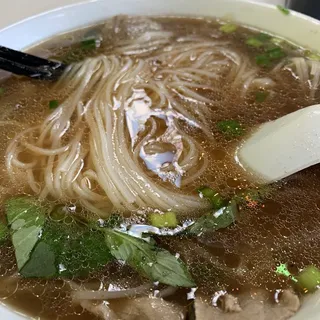 21. Rare Steak & Beef Meatball Noodle Soup